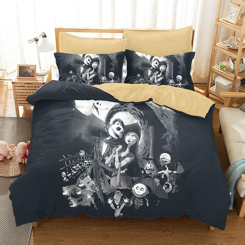 

Nightmare New Hot Before Christmas Jack Duvet Cover Sets Quilt Cover Bedding Ball,Pillowcase（A pair of pillowcase）