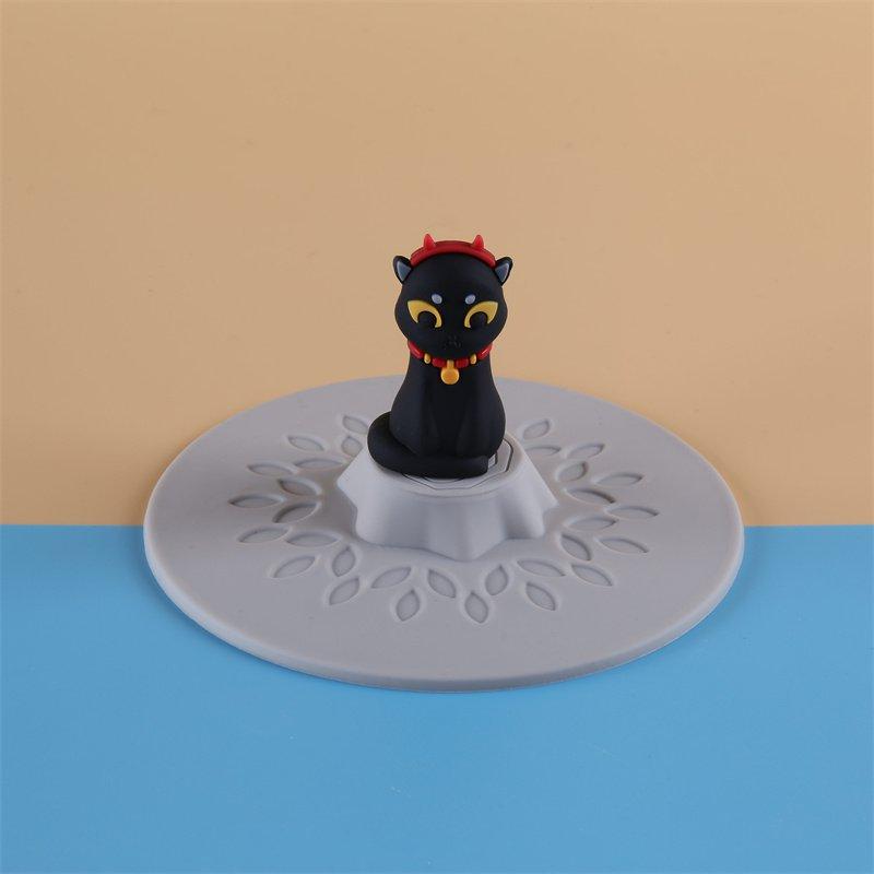 Silicone Cup Lid - Food-grade Tree Stump, Transparent Large Diamond, Multiple Styles, Cute Cartoon Design