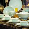 Jingdezhen European Style Gilded Ceramic Dinnerware Set