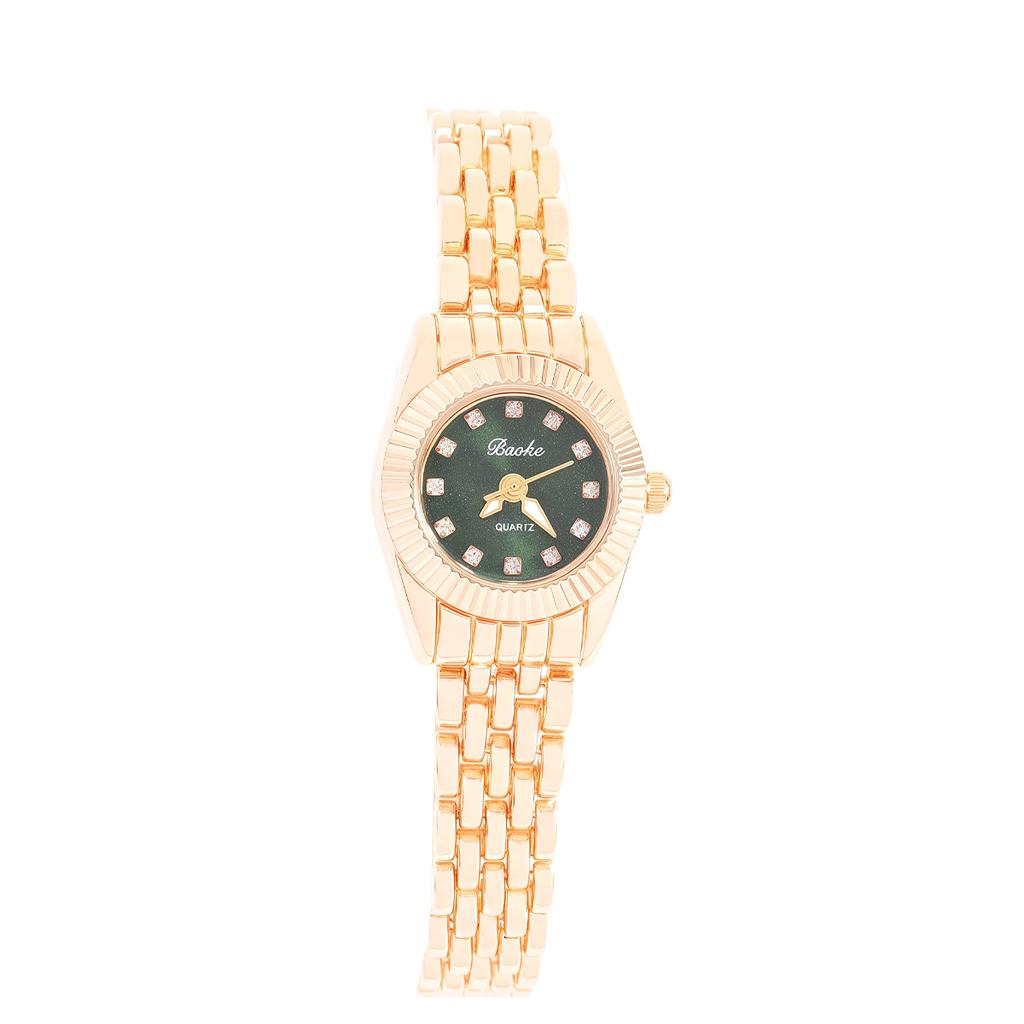 Fashion luxury ladies quartz watch rhinestone alloy material, suitable for daily wear, Christmas and other holiday gifts