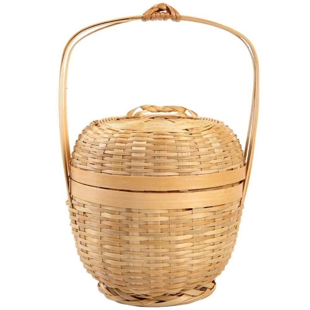 Fine Woven Storage Basket Mini Decorative Nut Basket Creative Handmade Basket Home Decor