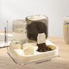 2 In 1 Automatic Pet Feeder Cats Water Container Cat Food Bowl for Small Dogs