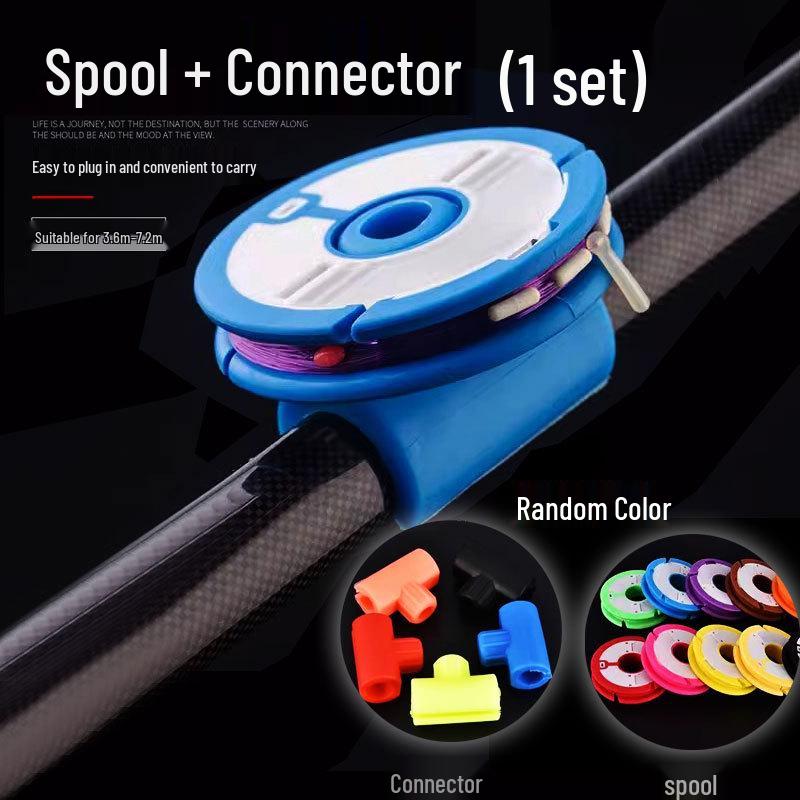 

Силіконова коробка для волосіні великої місткості з намотчиком