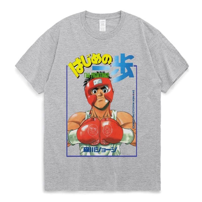 2026 Anime Hajime No Ippo T Shirt Makunouchi Graphic Print Short Sleeve Tee Shirts Cartoon Kamogawa Boxing Gym T-Shirt Streetwear