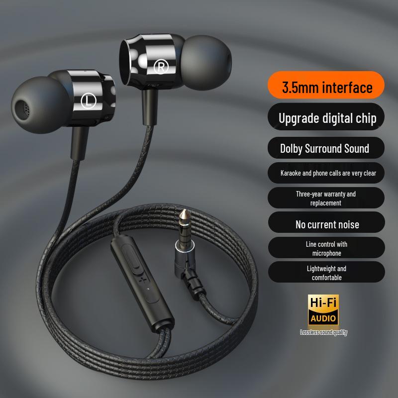 In-Ear Type-C Noise-Canceling Headphones for Huawei & Oppo