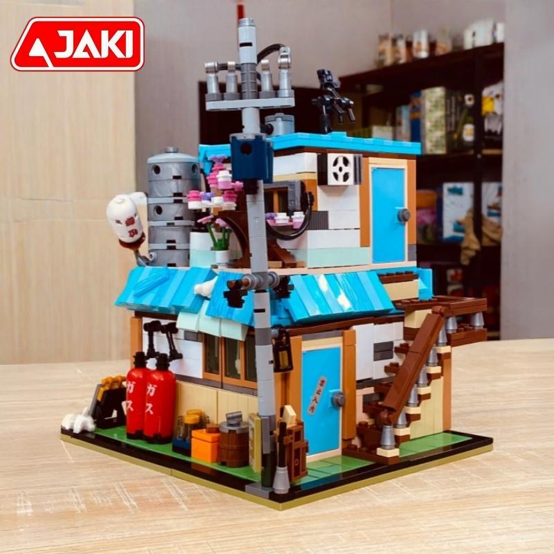 Naruto Ramen Restaurant Assembling Building Blocks Kawaii Anime Cartoon Model Desktop Collectible Ornaments Holiday Gifts