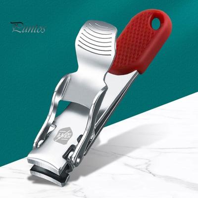 Folding Nail Clippers Ultra-Thin Smooth Precise Cutting with Curved Finger Grooves Nail Scissors Dormitory Supply