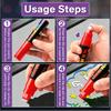 Neon Led Board Marker Set (8 Colors) - 10Mm Broad Chisel Tip Fluorescent Pen For Shop Advertising, Writable On Led Light Panel,