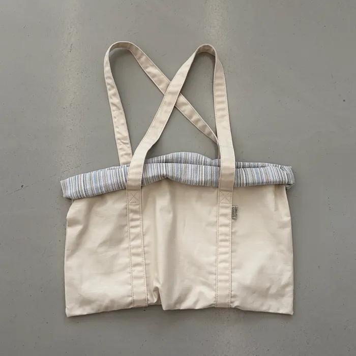 [2nd Reorder] Reversible Fold Bag / Beige
