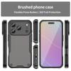 Trendy Translucent Matte Slim Protect Cover for IPhone 17 Air 16E 15 14 Plus Pro Max Shockproof Hard PC Frame Bumper Phone Case
