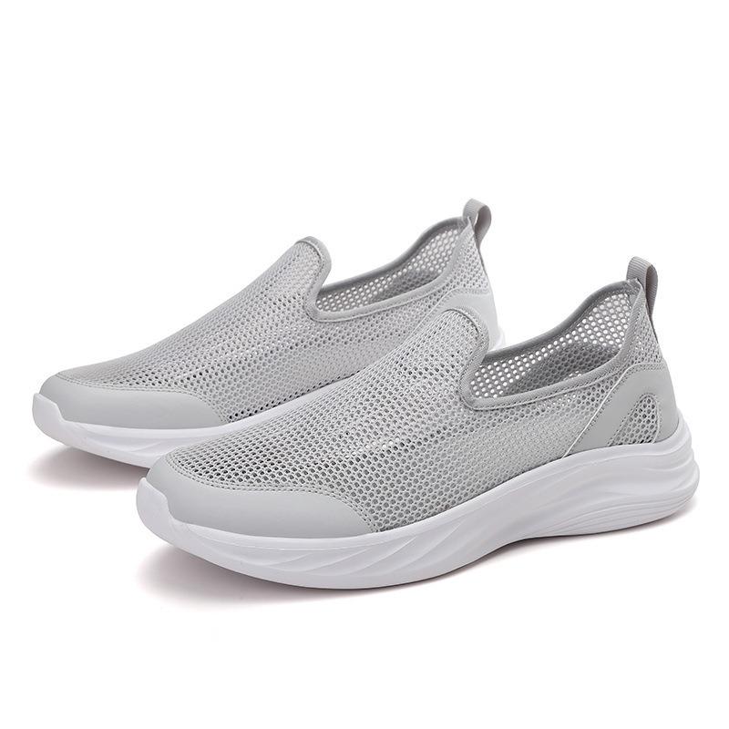New Style of Shoes Lazy Person's Perforated Breathable Low-top Casual Sports Single Shoes