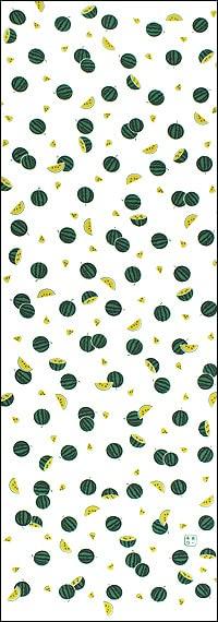 

Dyeing Anbo Hand Towel Authentic Dyed Cotton Tokuoka Made in Japan 35cm x 100cm Watermelon Yellow 100%