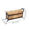 Large Capacity Tableware Storage Box Space Saving Flatware Organizer  Farmhouse