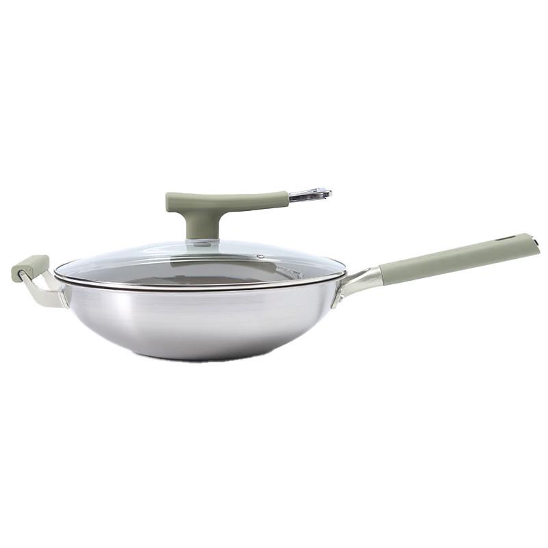 

Aishiqi 34cm Wrought Iron Uncoated Stir-fry Wok