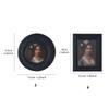Artistic Resin Picture Frame With Detailed Florals Pattern Halloween Gothic Black Photo Frame Perfect For Party Decoration