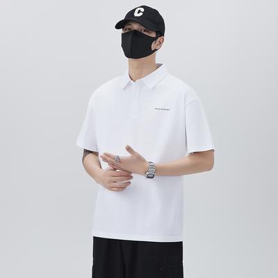 New Summer Thin Short Top Loose Lapel Short Sleeve POLO Shirt