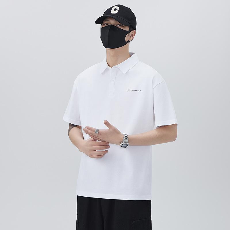 New Summer Thin Short Top Loose Lapel Short Sleeve POLO Shirt