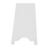 Clear Couch Bed Stopper Transparent Acrylic Furniture Wall Spacer for Home Prevent Sliding and Collision