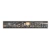 Multifunctional Ruler R,4 Gold,Plated High End Circuit Board Measuring Tool for Electronic Engineers, 15cmor6.3inch with Angle Gauges, Protractor, IC