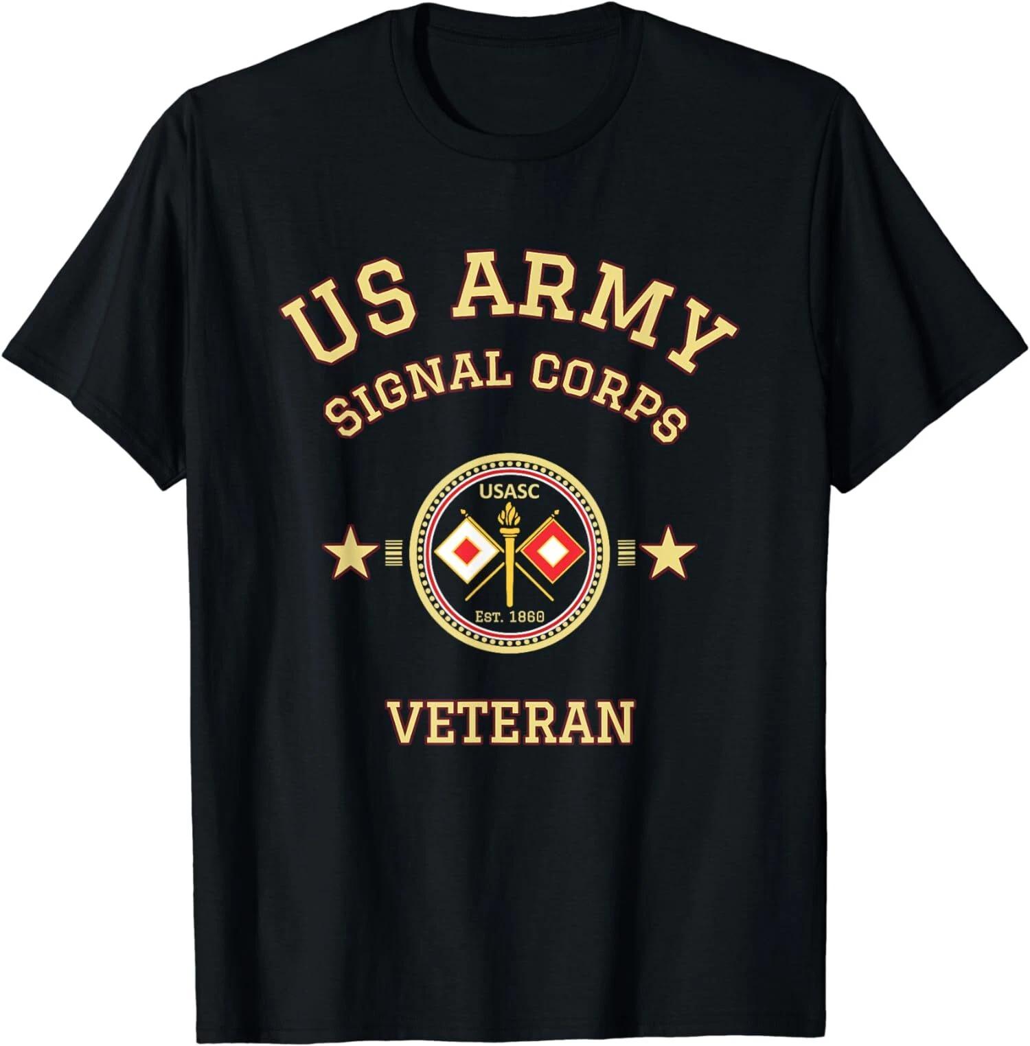 Us Army Veteran Signal Officer Military Army Engineer Gift T-Shirt M