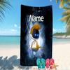 Customizable personalized beach towels Astro Bot themed designs.Suitable for the beach, yoga, sports;ideal as beach accessories