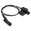 Adaptador de fone de ouvido militar U94 PTT para ComtacMSAEarmorTCA para MTP850S XIR P8268 APX4000