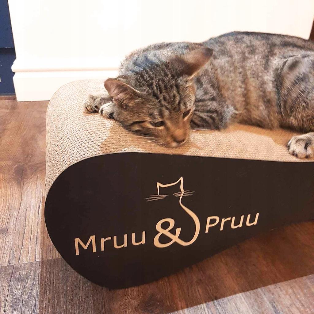 Mimi cat scratching post | white | 70x23x24 cm | MruuPruu