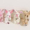 Soft and Adorable Rabbit Plush Toy with DIY Accessories Exquisite Rabbit Keyring Decoration Cute Rabbit Keychain Pendant