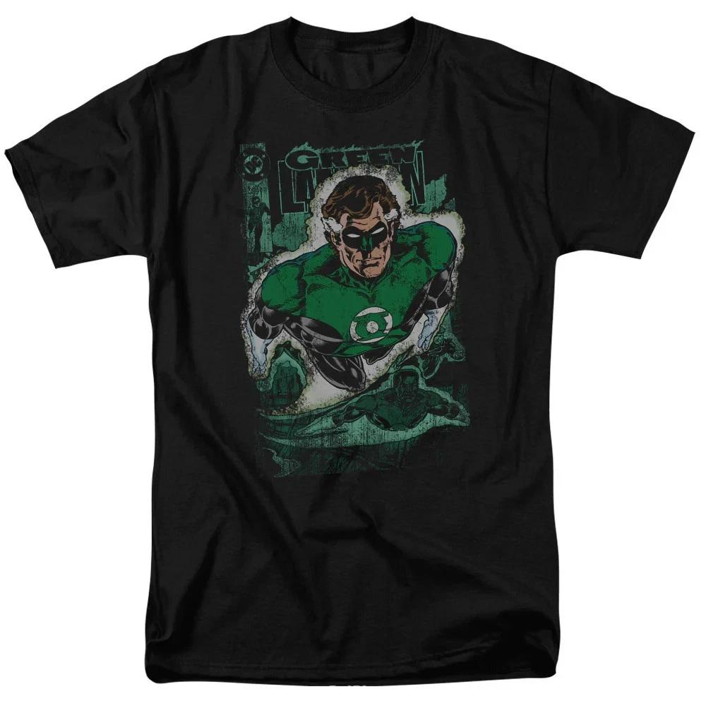 Comics Justice League Green Lantern Black TShirt S