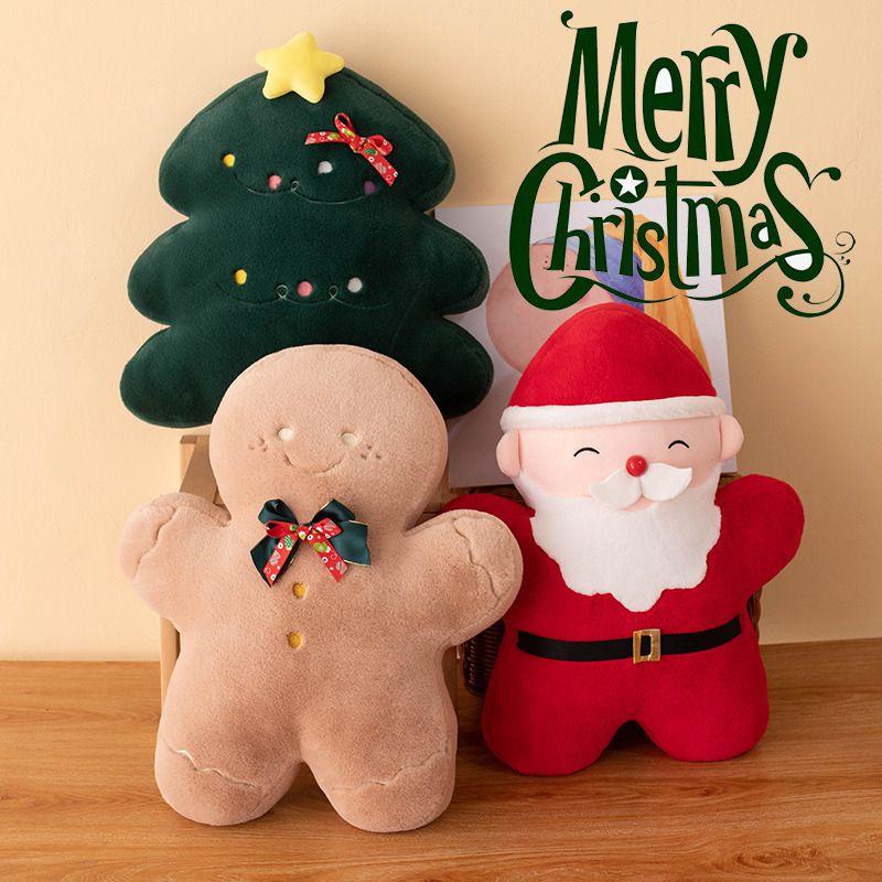 Santa Claus Christmas Xmas Tree Plush Toy Pillow Soft Stuffed Doll Kid Gift Xmas