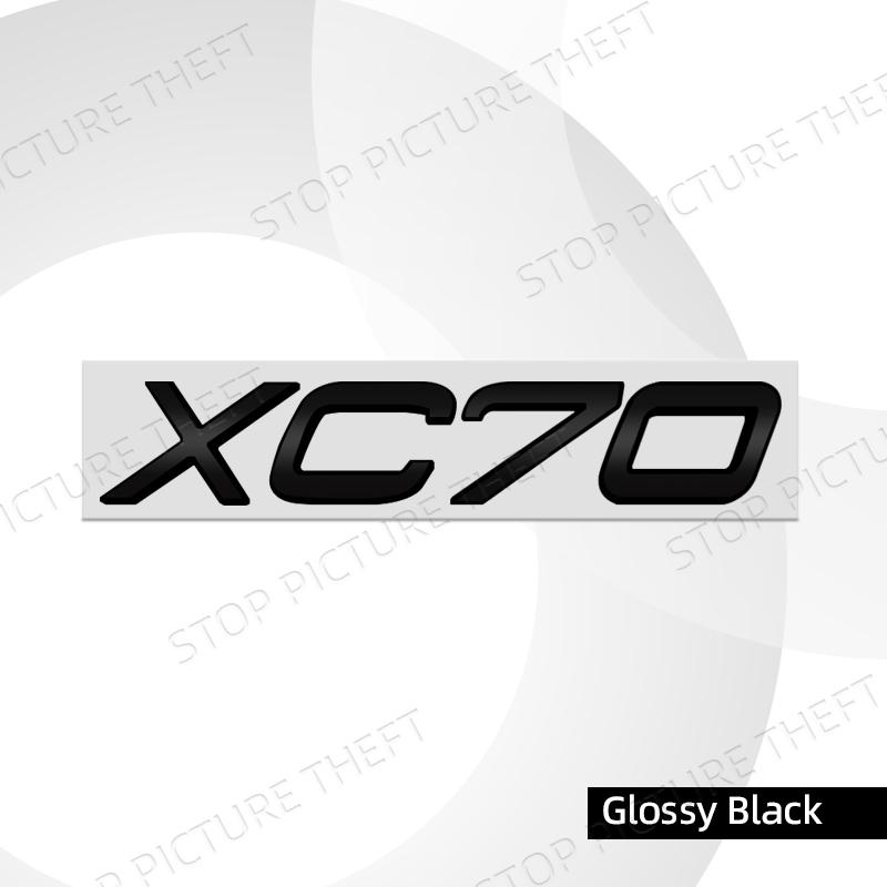 Metal Alloy For Volvo XC90 XC60 XC70 XC40 AWD Logo Car Trunk Fender Sticker Decoration Emblem Badge Accessories Glossy black