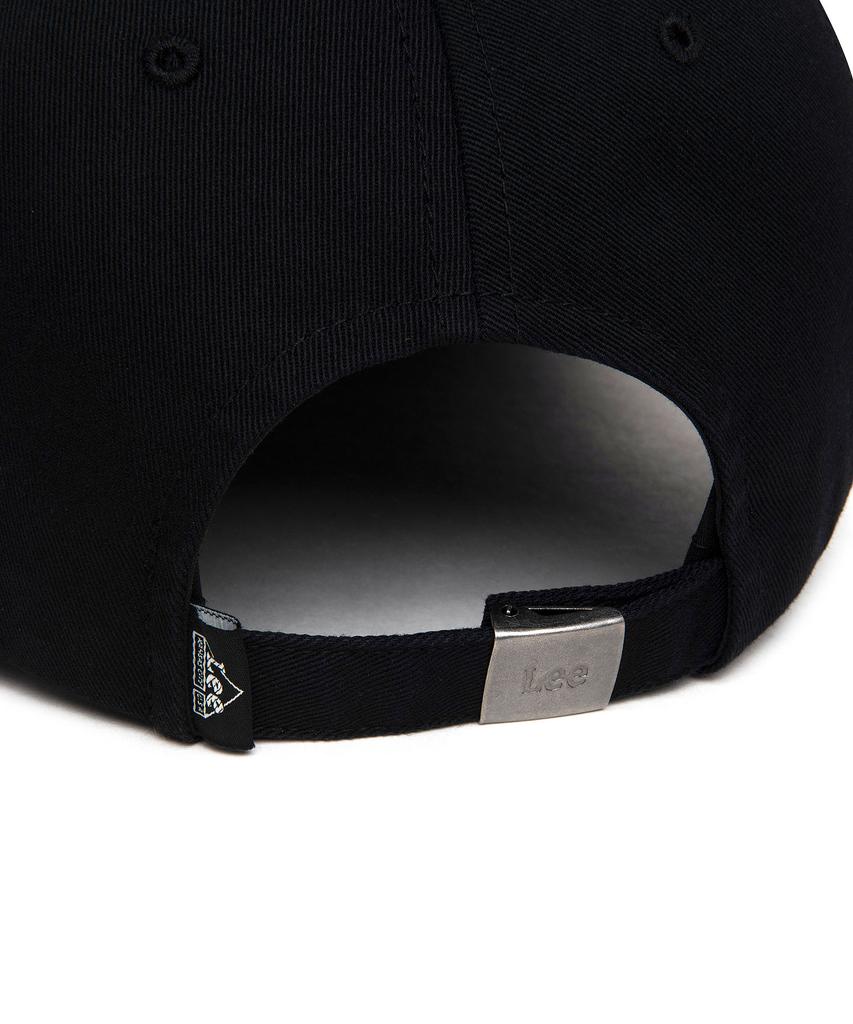 LEE Vintage Logo Cotton Ball Cap Black