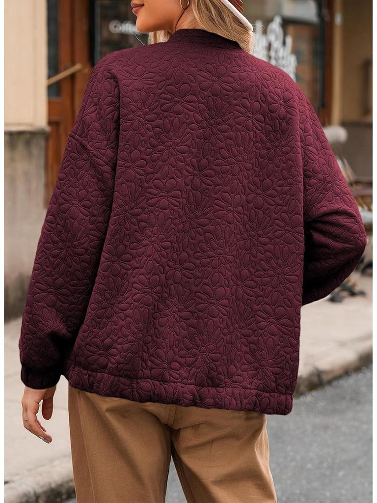 Autumn/Winter Women's Solid Color Casual Cardigan