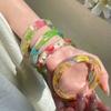 Resin Acrylic Bangle Bohemian Big Cuff Bangle Unique Natural Dried Flower Bracelet  Girls