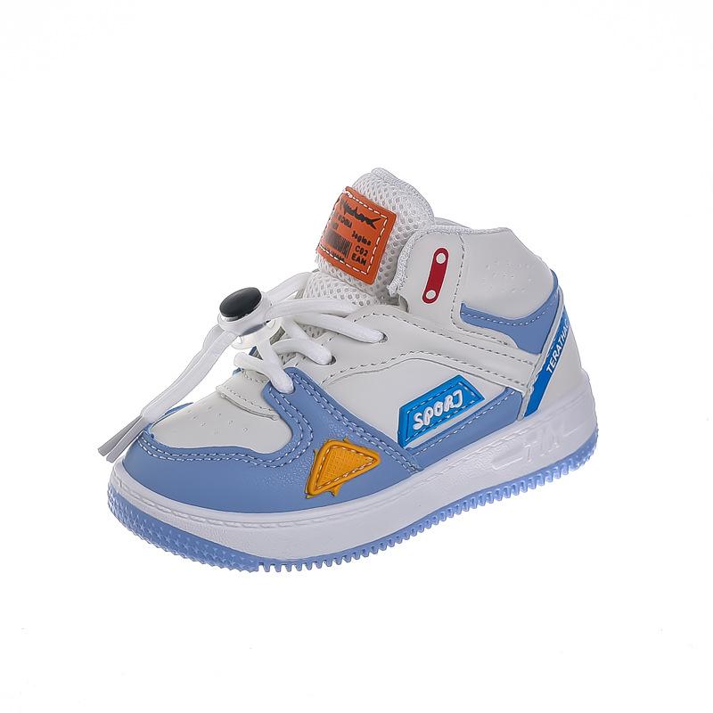 New Spring and Autumn Solid Soft Bottom Non-slip Wear-resistant Sneakers for Boys and Girls
