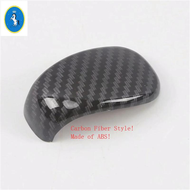 ABS Auto Gear Shift Shifter Knob Gear Head Handle Decor Cover Trim For Honda Accord 10th 2018 -  Accessories Carbon Fiber