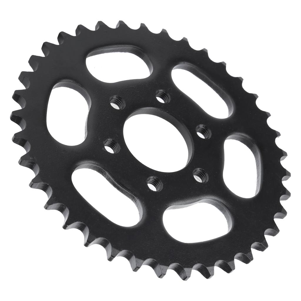 428 37 Teeth 6Pcs Holes Steel Rear Sprocket Electric Bicycle Scooter Replacement Part