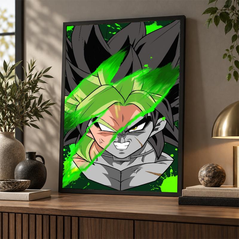5D Diamond Painting Broly DIY Full Drill Diamond Art Kit Home Decoration