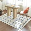 Alfombra Grande para Sala de Estar, Alfombra a Cuadros para Dormitorio, Decoración del Hogar, Alfombras Modernas para Mesita de Noche, Felpudo Suave Grueso de Felpa, Peluda