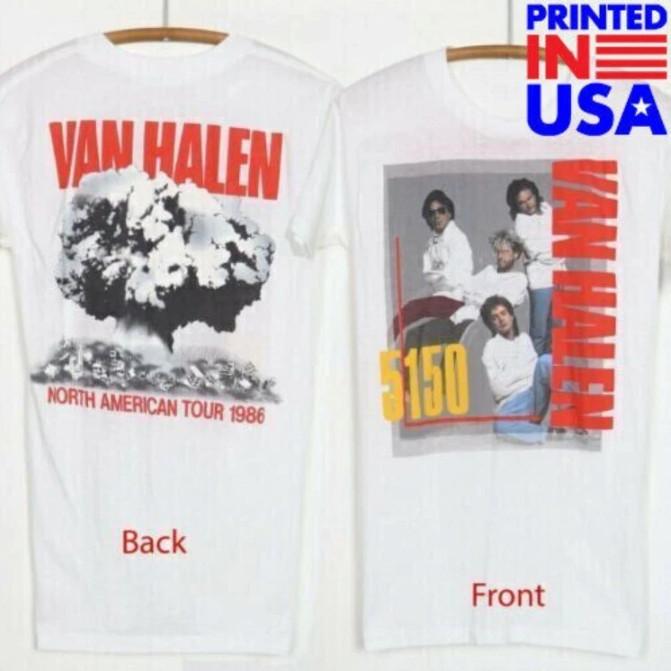 Vintage 1986 Van Halen 5150 North American Tour T-Shirt
