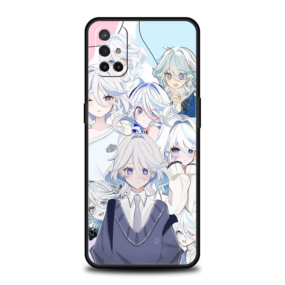Genshin Impact Roztomilý Furina Pouzdro na telefon Pro OnePlus 13 12 11 10 9 8 7T Pro 13R 12R 10R 9RT 8T Nord N200 2T CE 2 3 5G Lite Kryt