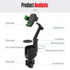 Car Cup Holder Drinking Bottle Holder Mobile Phone Stand Organizer Cellphone Mount for Auto Car Interior Accessories