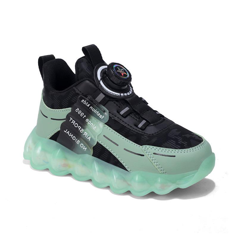 Boys' Waterproof Leather Athletic Shoes - Winter 2025 Style, for Medium and Large Kids, Stylish Running Sneakers.