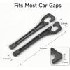 2-Pack Car Seat Gap Filler, No-Drop Seat Side Gap Seam Filler Organizer With Phone Holder, Universal Fit To Fill The Gap Between Seat And Console For