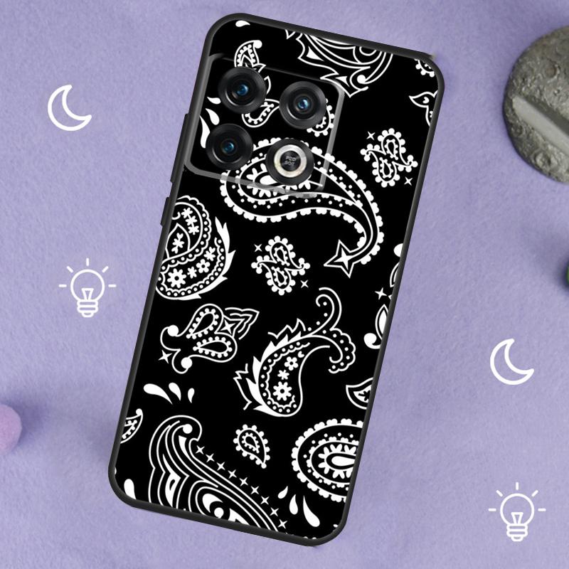 

Black Bandana Paisley For OnePlus Nord 5 CE 2 3 4 Lite N20 N30 Case For OnePlus 15 13 12 11 10 13T 10T 10R 12R 13R OnePlus 15