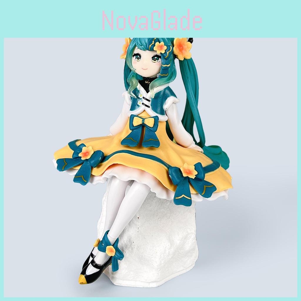Hatsune Miku Pvc Anime Figure With Spring Blossom Design For Collectors And Decor