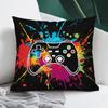 The Ultimate Gamer Pillowcase Cushion Cover Pop Art Style Video Game Controller Throw Pillow for Fun Home Decor Bedding