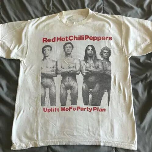 Vintage Red Hot Chili Peppers The Uplift Mofo Party Plan T-shirt Size S-4XL XXXXL