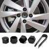 17mm/19mm/21mm Car Wheel Nut Caps 20Pcs Auto Hub Screw Cover BLACK BLUE RED Plastic Anti Dust Tyre Nut Bolt Exterior Decoration