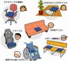 Nippon Gel Pita Seat Cushion 55 Waterproof Wheelchair Cushion